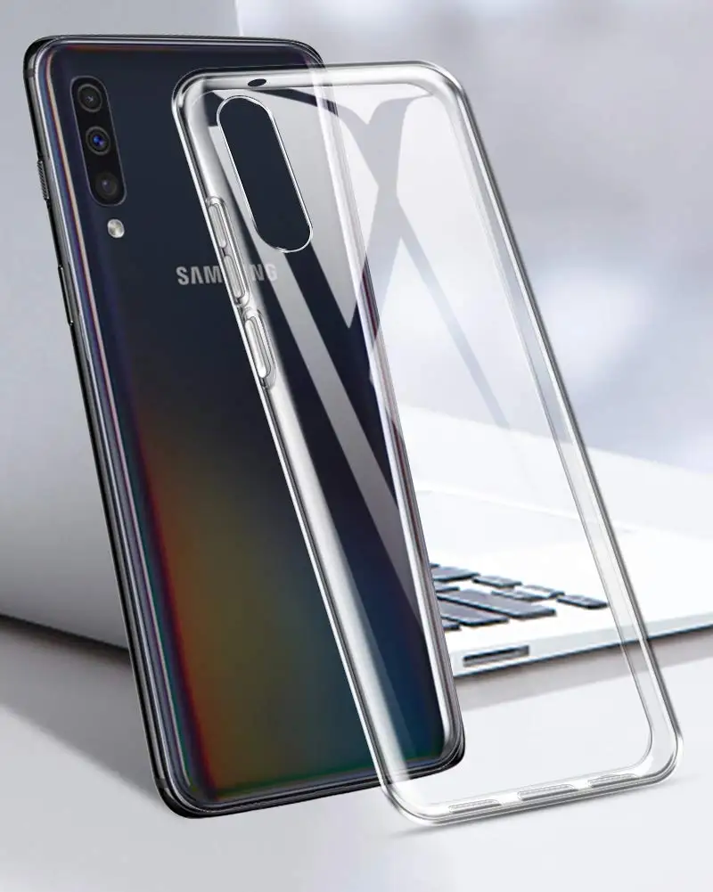 С украшением в виде кристаллов чехол для samsung Galaxy A30 A40 A50 A20 A10 A70 A10 M20 S10 A20e A20S A50S Примечание 10 Pro Чехол из ТПУ, прозрачный, мягкий