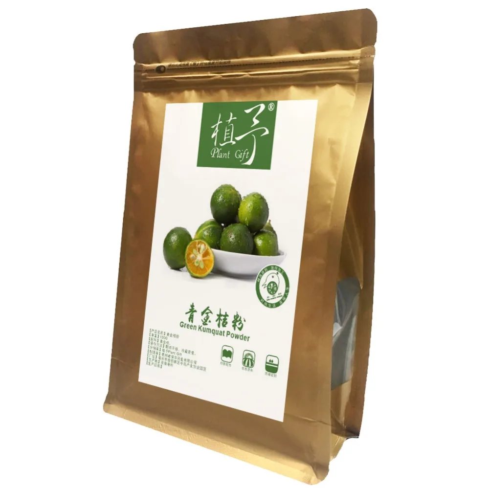 Чистый натуральный 100 г растение Зеленый Оранжевый/Лайм/синий Kumquat мука порошок