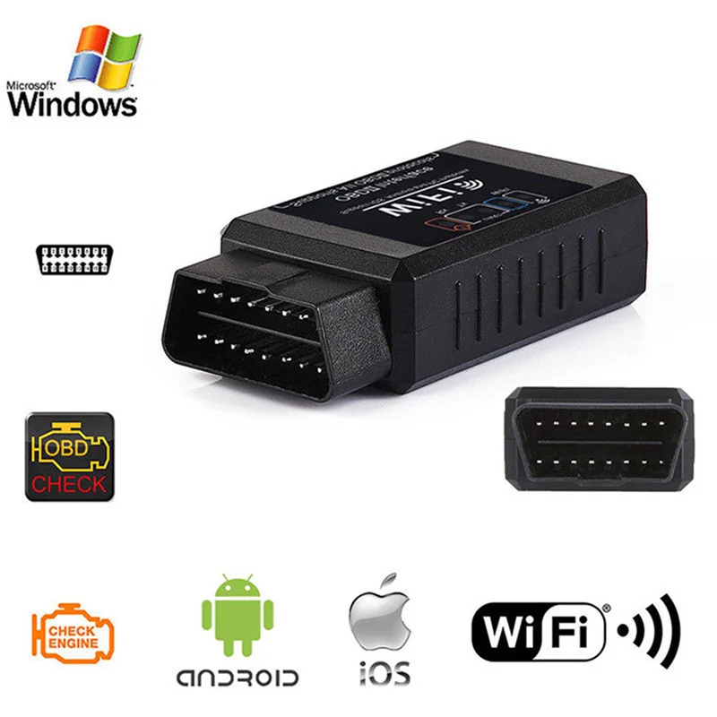 Lonleap автомобильный диагностический сканер кодов неисправностей WiFi OBDII OBD2