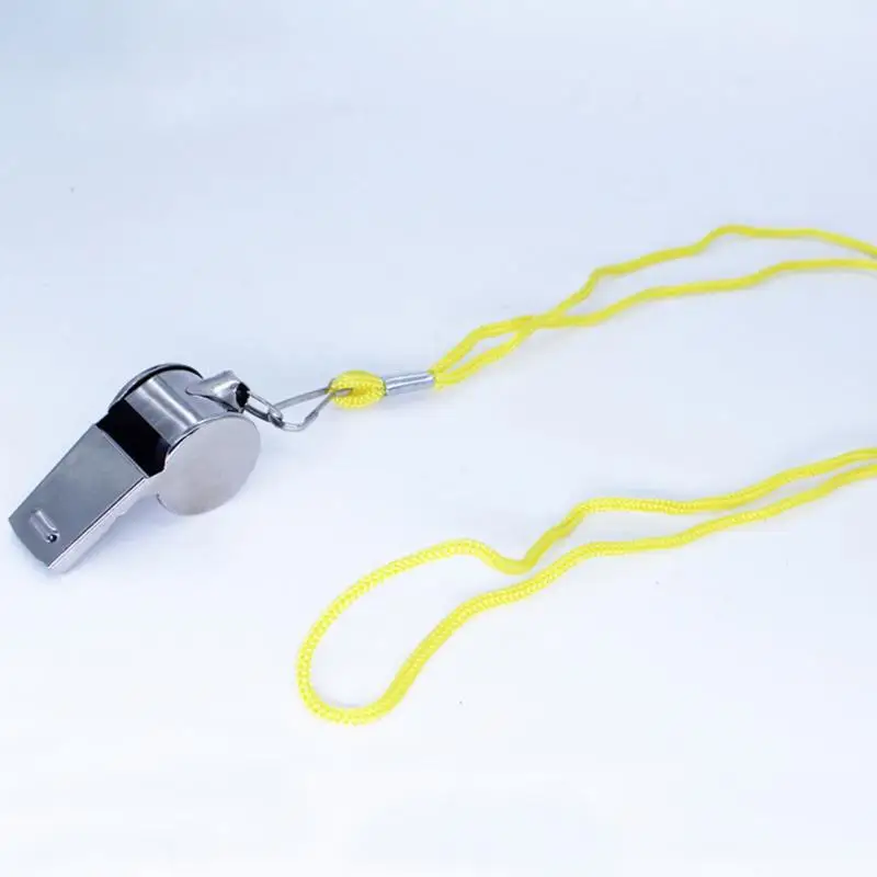 Случайный цвет открытый Крытый баскетбольный рефери свисток металлический с