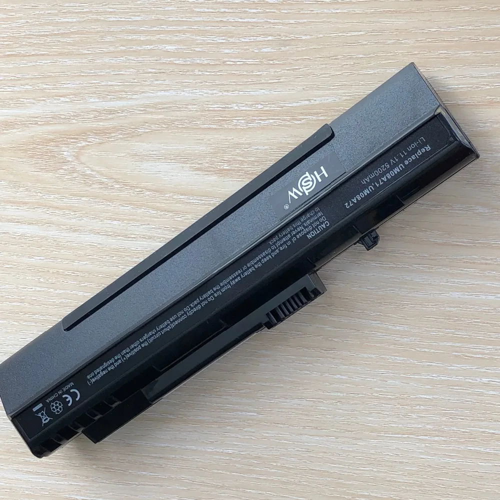 5200 мА/ч, Батарея для acer Батарея acer Aspire One A150 AOD150 AOD250 D250 UM08A31 UM08A32 UM08A41