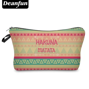 Косметички Deanfun с 3D принтом, Красочный геометрический узор, для женщин, для хранения косметики, 35504 #