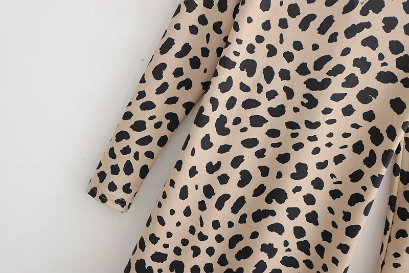 Летний спортивный костюм для игр с леопардовым узором женское платье 2019