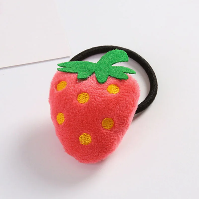 Распродажа 1 шт. симпатичная мультяшная Милая резинка для волос с фруктами