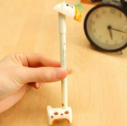 В Корейском стиле симпатичная подставка Ослик красочные шариковая ручка с милым