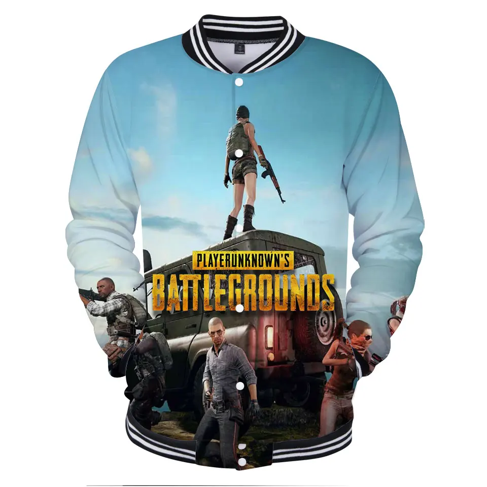 new PUBG Jedi survival 3D baseball jacket fashion hot game spring and autumn casual style | Женская одежда