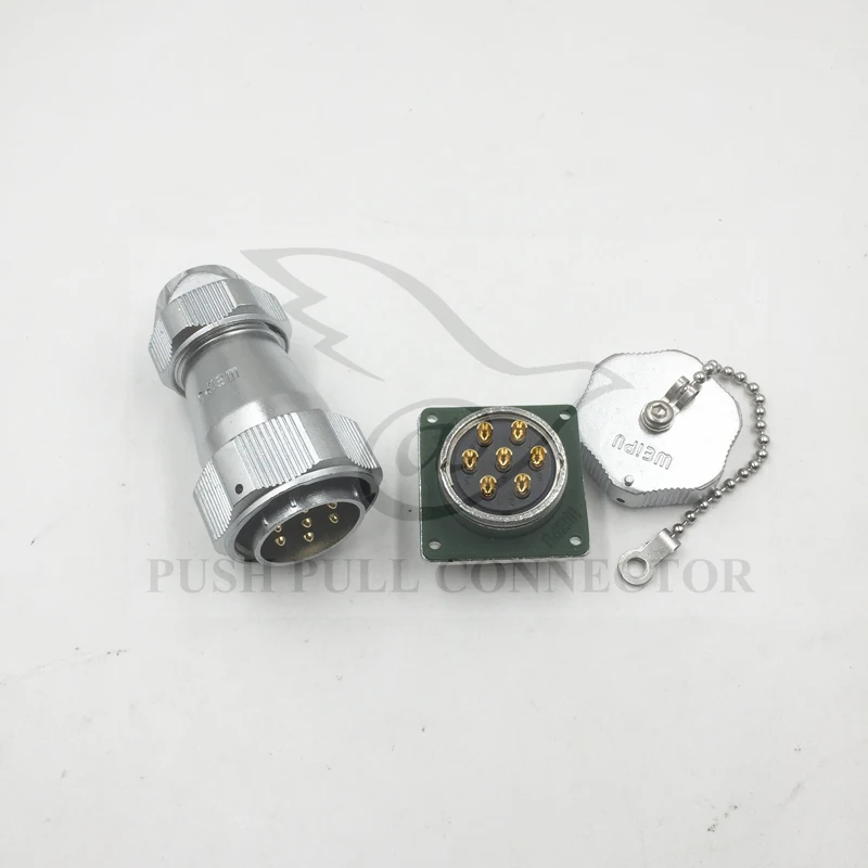 Оригинальные разъем WEIPU WY28 2 3 4 7 10 12 16 17 20 24 26 Pin IP67 TE зажимной кабель штекер женский