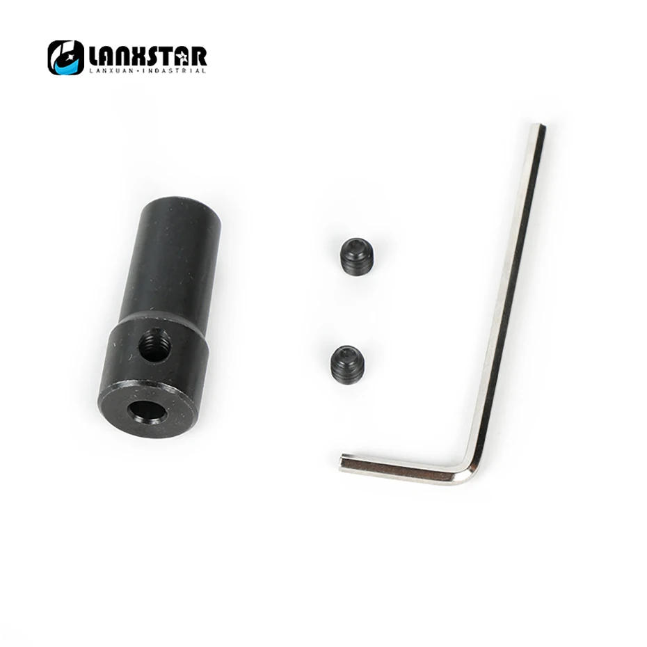 Lanxstar Chuck0.6-6 мм монтажный блок B10 зауженные Chuck Strap4/5/6/8 мм Подключение Сталь втулка вала двигателя ключ Мощность инструменты