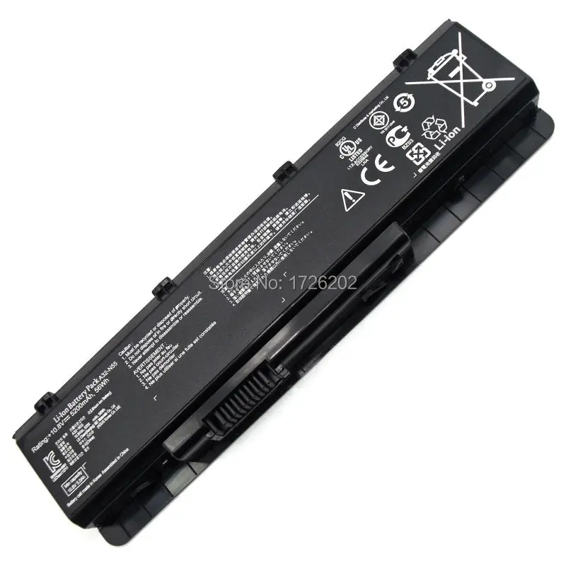 

Аккумулятор 5200 мА · ч для ноутбука ASUS N45, N45E, N45S, N45F, N55, N55E, N55S, N55SF, N75, N75E, N75S, N75SF