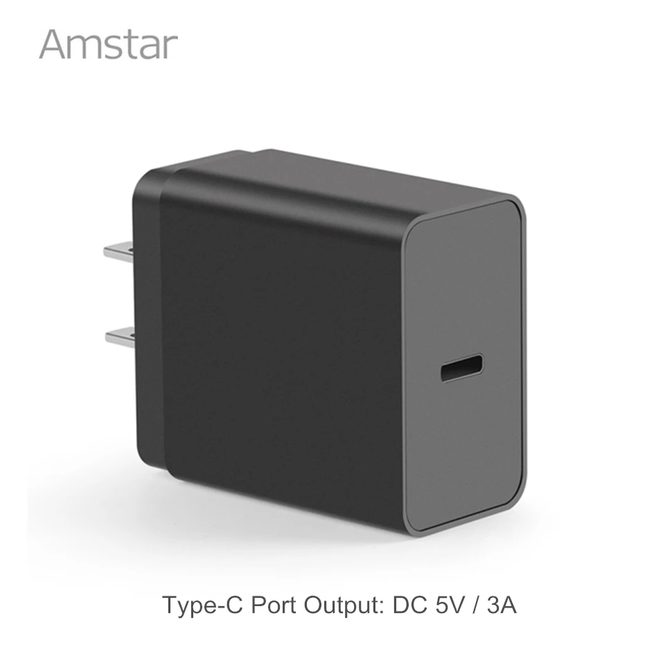 Зарядное устройство Amstar USB C 5 V/3A 15W Type-C настенное зарядное для Google Pixel/Pixel XL Lumia 950xl/950