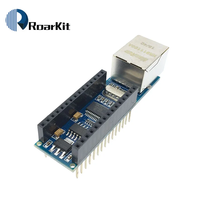 1 шт. сетевой экран V1.0 ENC28J60 для Arduino Kit + совместимый модуль веб сервера CH340G Nano 3 0