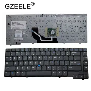 Новая клавиатура GZEELE US для ноутбука HP NC6400 6400 с черной точкой