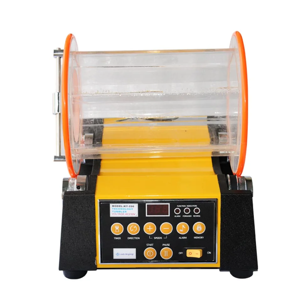 GOXAWEE Jewelry Polishing Finishing Machine 8KG Capacity Rotary Rock Tumbling Variable Speed 220V 50/60HZ | Инструменты