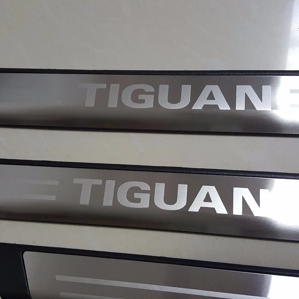 Новый для EUR Фольксваген Tiguan пороги нержавеющая сталь накладка стикеры интимные