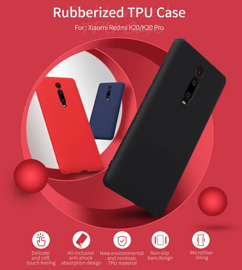 Nillkin жидкий силиконовый чехол для Xiao mi Red mi K20/K20 Pro/mi 9 T/mi 9T Pro мягкий гелевый резиновый тонкий защитный чехол для телефона