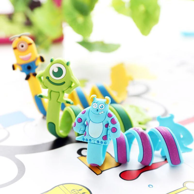 Мультяшный Стич панда протектор кабеля провода шнур Органайзер защитный кабель