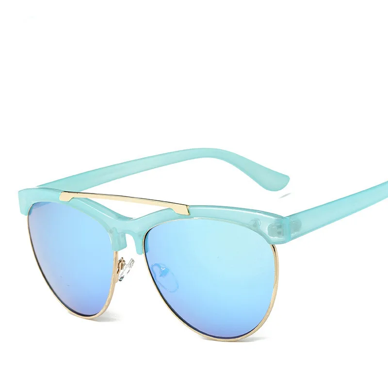 Женские солнцезащитные очки в стиле ретро HINDFIELD полуоправе новинка 2017|sunglasses