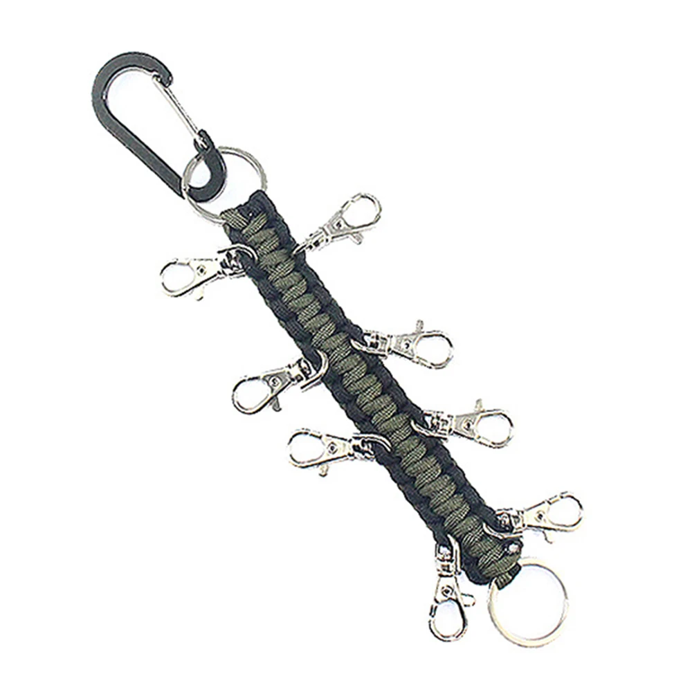 Внешний карабин для ключей.