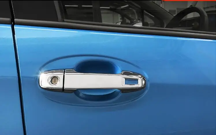 Хромированная крышка ручки двери ABS автомобильные аксессуары наклейки для Toyota