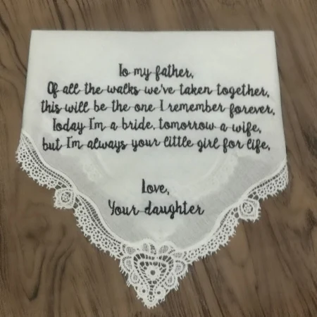 Модный индивидуализированный женский кружевной носовой платок 12 шт. подарок для