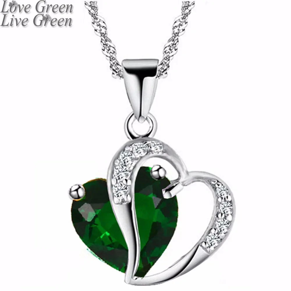 ЦИРКОНИЕВЫЕ Стразы ЛЮБОВЬ высшего класса модное женское ожерелье с подвеской в