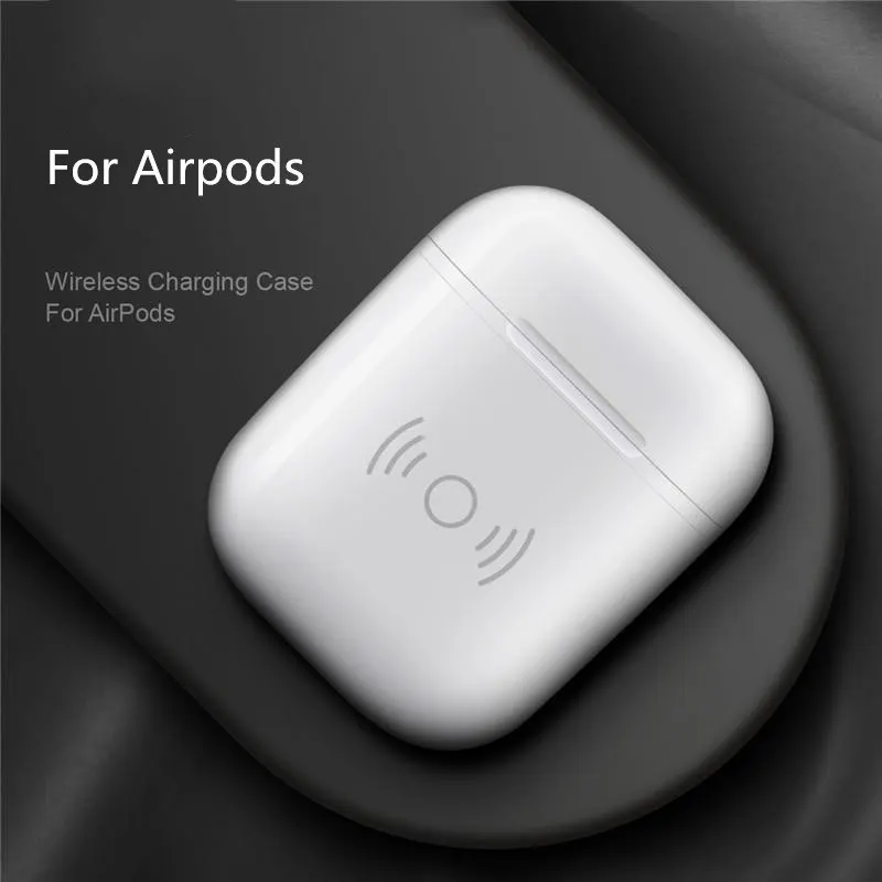 Чехол для беспроводного зарядного устройства Airpods QI Standard чехол совместимый с