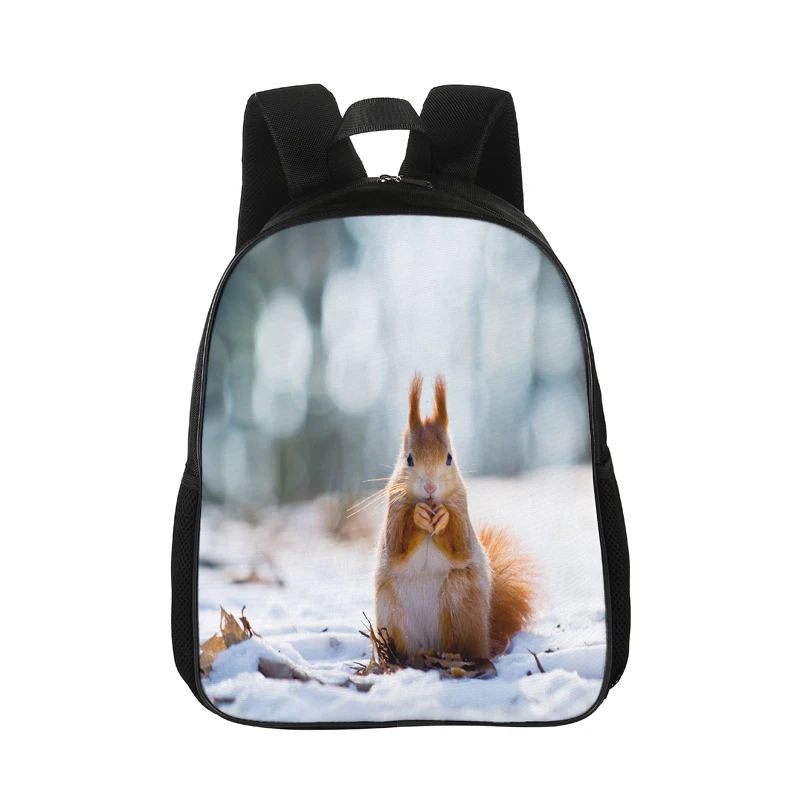 Хит продаж 15 дюймов рюкзак с обезьянкой Холщовый Рюкзак школьная сумка для