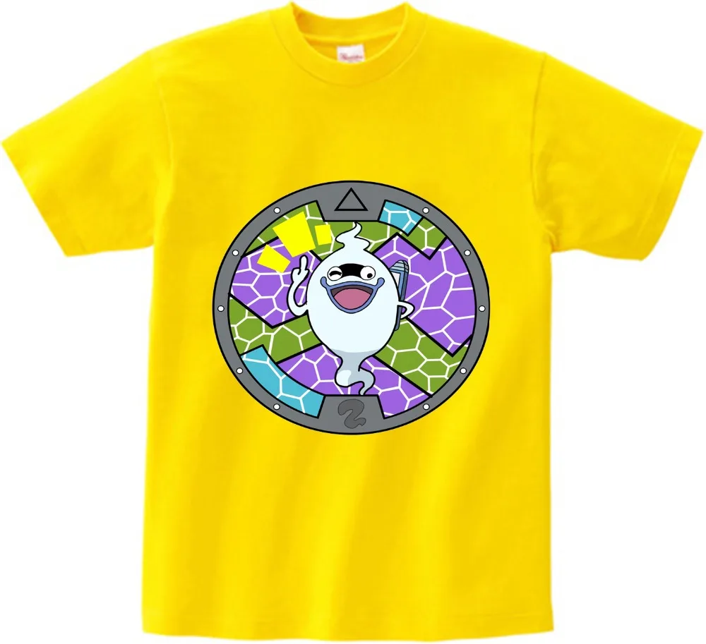 Футболка Yo kai Watch для мальчиков летняя футболка Детская с принтом аниме детская