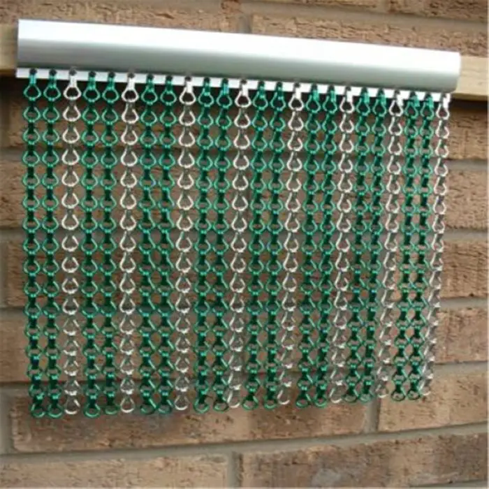 Dcorative алюминиевая цепь ссылка насекомое и летающий экран | Дом сад