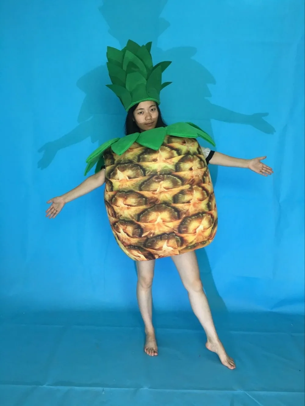 Горячая продажа Профессиональный талисман костюм Взрослый размер банан