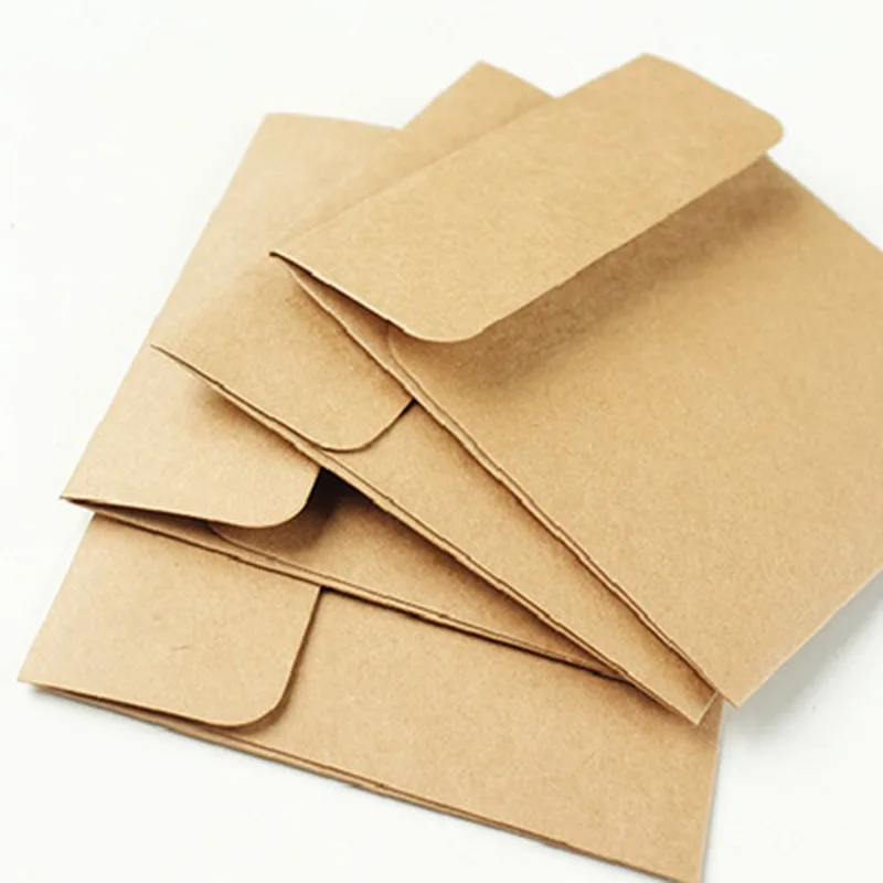 3 шт. квадратный конверт для CD бумаги Kraft Airmail классический креативный офисный