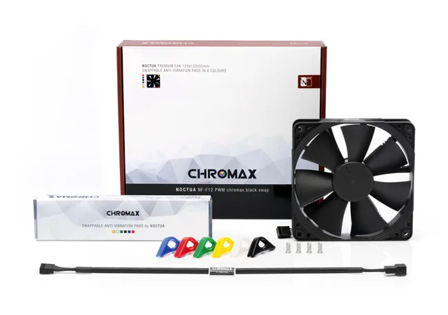 Noctua NF-F12 PWM chromax.black.swap компьютерные корпуса башни процессора вентилятор 12 мм