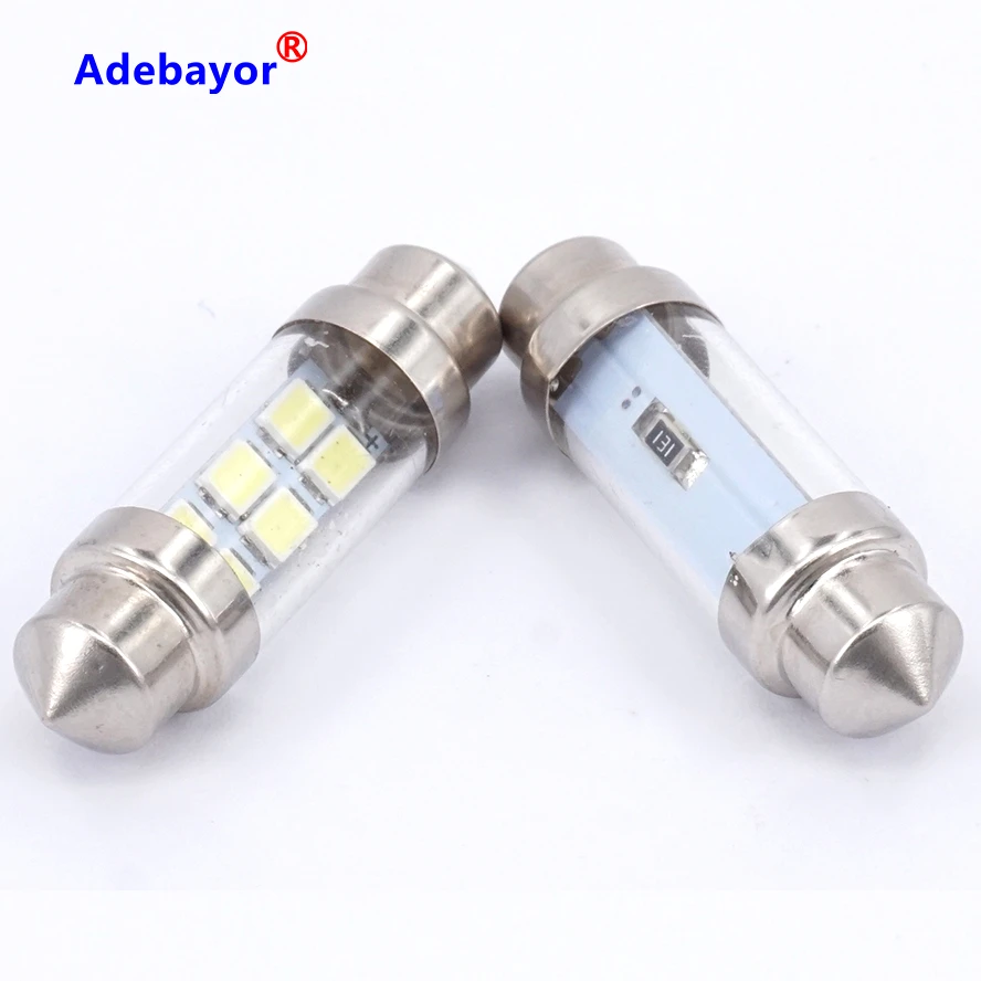 10X 36 мм 6 SMD 1210 светодиодная Автомобильная гирлянда для салона купольная лампа