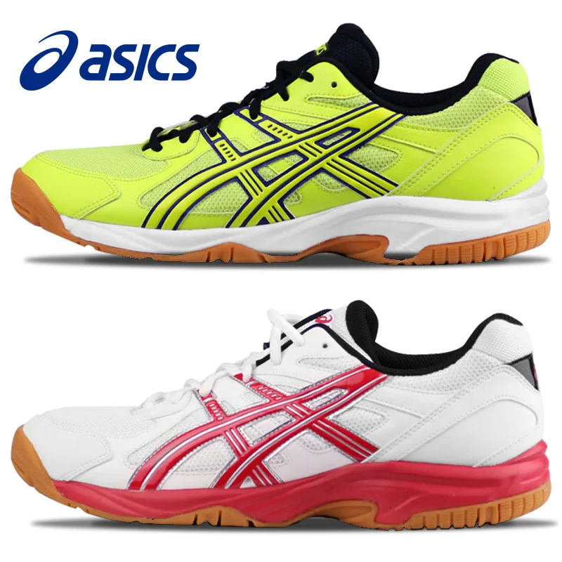 Натуральная ASICS TOB517 волейбол обувь для menindoor спортивные кроссовки бадминтон