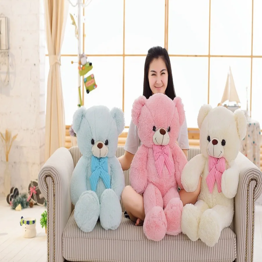 Прямая продажа с фабрики плюшевый мишка кукла Розовый Большой Мишка маленькая