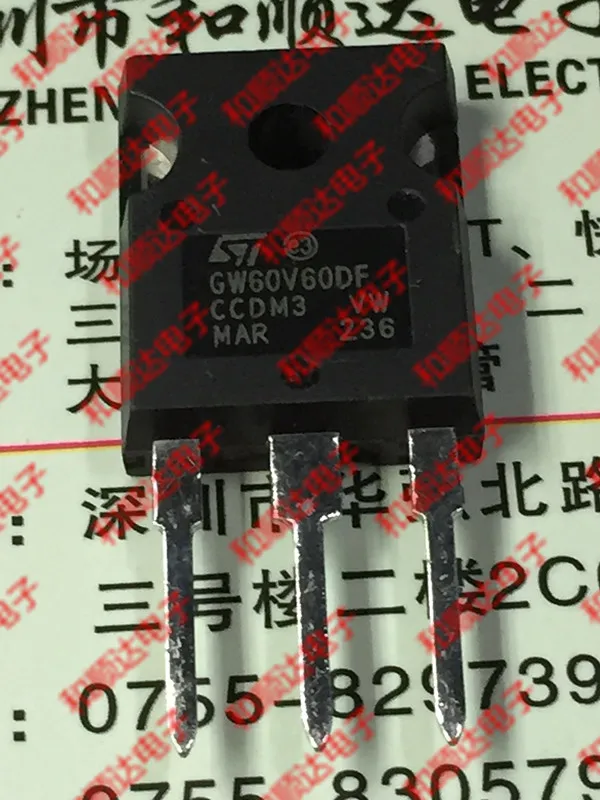 

Оригинальный Новый 2 шт./STGW60V60DF ST GW60V60DF TO-247 IGBT 600 в 60A to247