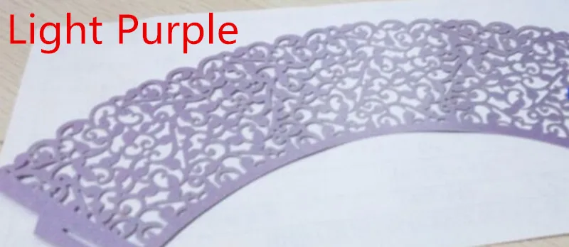 Light Purple 10 шт. Полые Цветы лазерная резка, для свадьбы приглашения на помолвку приглашение на празднование свадьбы карты свадебные украшения вечерние принадлежности 6Z - Цвет: Light Purple