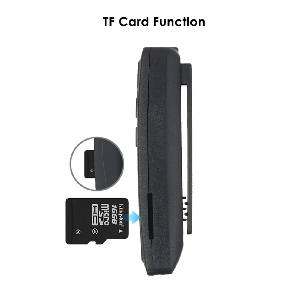 SOONHUA Портативный Bluetooth V4.1 приемник для гарнитуры Car 3 5 мм звуковая карта TF адаптер