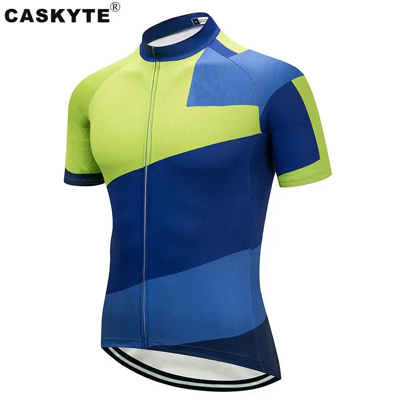 Ciclismo 2018 Caskyte Лето короткий рукав полиэстер лайкра быстросохнущая велосипедная