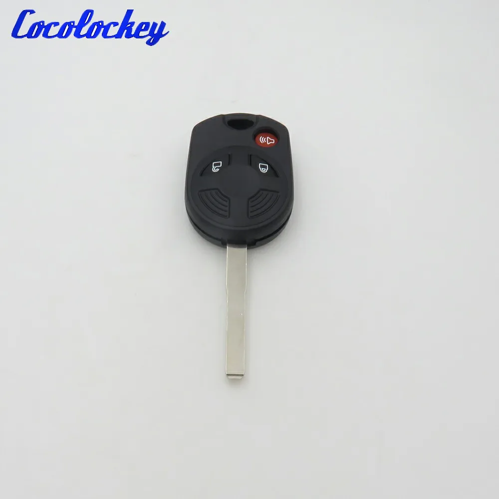 Cocolockey Автомобильный ключ карта для бесключевого доступа удаленный чехол для Ford 2012 2013 Escape no logo - Количество кнопок: 3 button