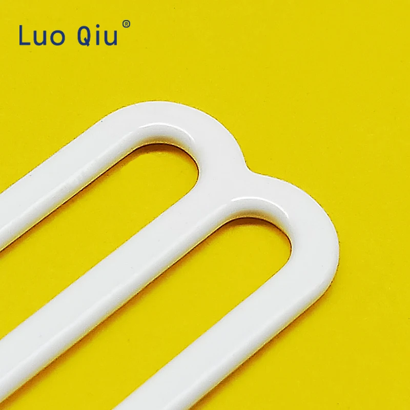 Белый бюстгальтер Luo Qiu (18 шт./лот) 25 мм с регулируемыми застежками 8 бюстгальтеров