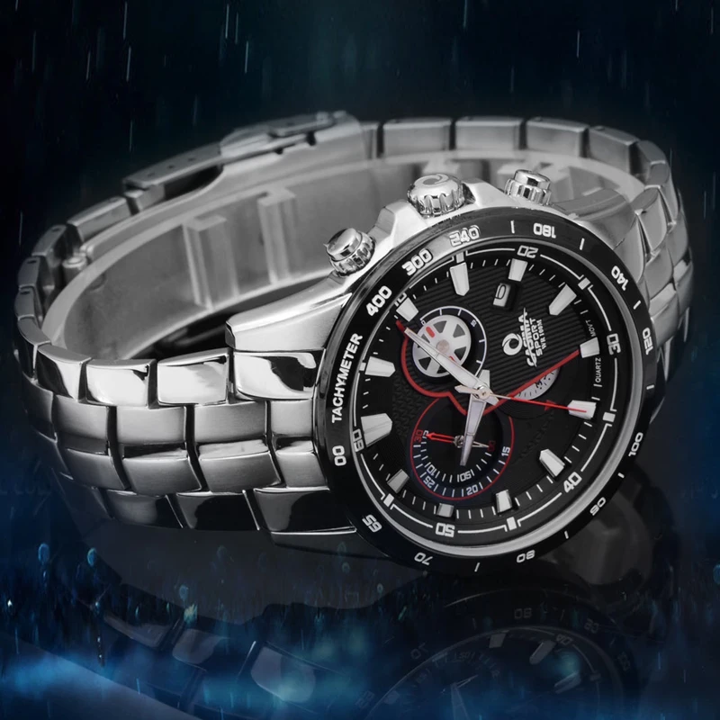 Новые приходят Роскошные световой мужские Часы Марка CASIMA Кварцевые стали