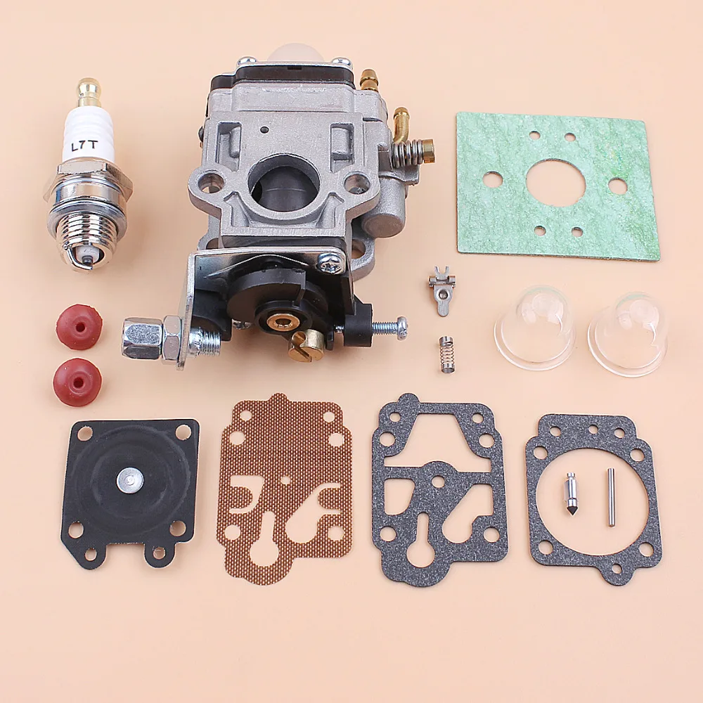 Карбюратор Carb Ремонтный комплект CG430 CG520 43CC 52CC 47CC 49CC 40-5 44-5 2 тактный двигатель Китайский кусторез триммер для травы