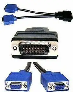 Оригинальный DMS59 DMS LFH 59 pin male DVI to two VGA для quadro nvs200 nvs280 nvs400 nvs285 nvs440 Firemv2200 2400|dvi to|dvi vgadvi