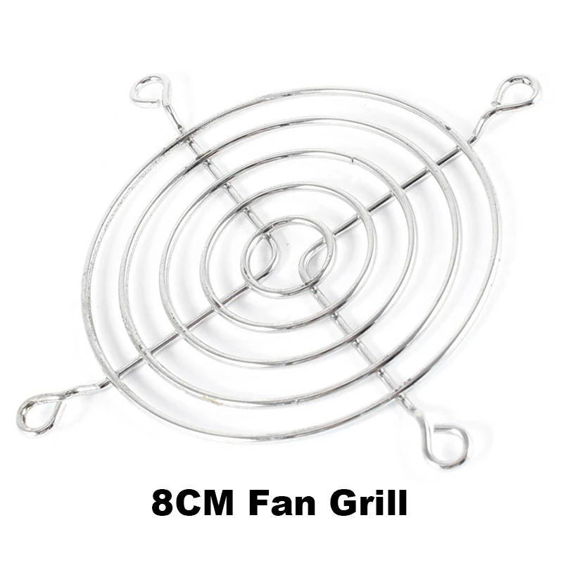 Металлический вентилятор для ПК фильтр вентилятора гриля 120 мм 140 90 80 12 см RGB 4 6 5 чехол компьютера крышка