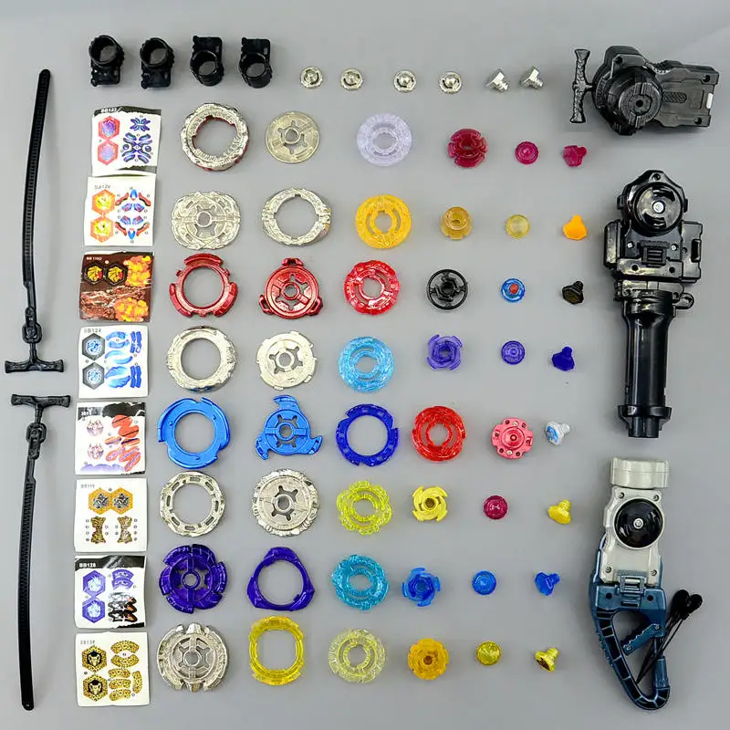 Ultimate Bey Pack 8 шт./лот Bey Metal Fusion 4D Blade Fury Battle Top Master Kit - Цвет: Ultimate Bey Pack