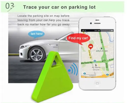 Мини метка умный трекер Bluetooth Детский кошелек брелок GPS локатор сигнализация Z