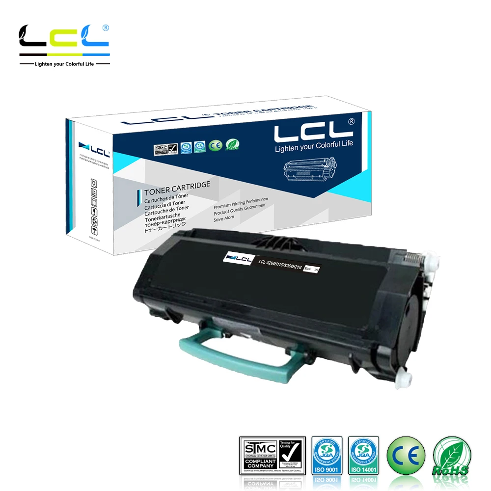 

LCL Lexmark X264 X264H11G X264H21G (1-Pack Black) Тонер-картридж совместимый для Lexmark X264 X264dn X363 X363dn X364 X364dn