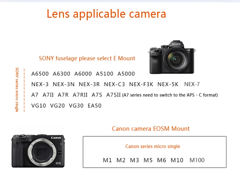7 ремесленников 25 мм f1.8 Prime объектив для всех одиночных серий для E Mount Canon EOS-M Mout Micro 4/3 камеры A7 A7II A7R