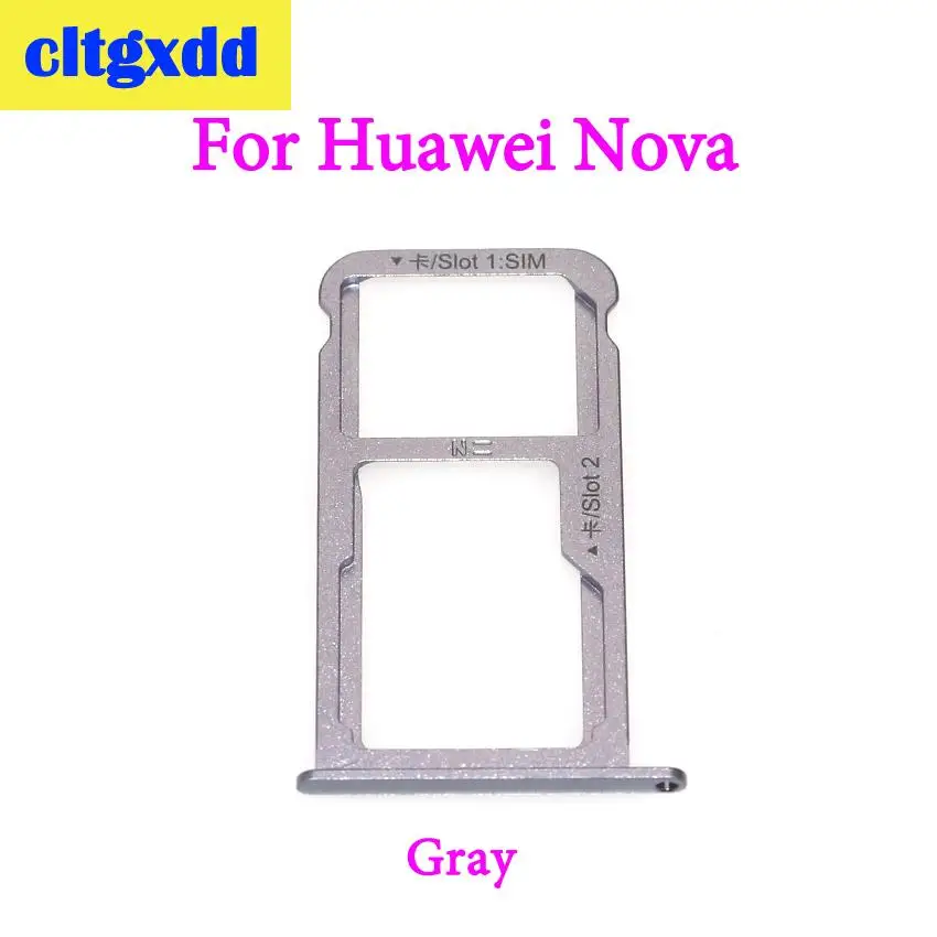 Лоток для SIM-карты cltgxdd гнезда Huawei Nova держатель адаптеры Sim-карт Lite Сменные